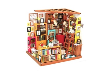 Autres jeux de construction Wewoo Maison artisanale bricolage modèle d'art créatif assembléstyle librairie sam
