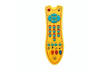 Autre jeux éducatifs et électroniques Wewoo Téléphone jouet jouets pour bébé musique mobile tv télécommande éducatifs anciens numéros électriques machine d'apprentissage à distance jaune