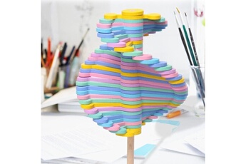 Autre jeux éducatifs et électroniques Wewoo Fidget cube bois massif rotatif lollipop série fischer ornements créatifs décompression de jouet artefact plaquette multicolore