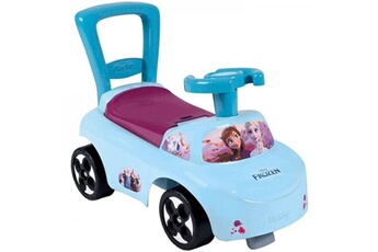 Trotteurs Smoby Porteur trotteur smoby - la reine des neiges - auto - fonction - volant directionnel - pour enfant des 10 mois - coffre a jouets