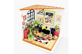 Autres jeux de construction Wewoo Maison artisanale bricolage modèle d'art créatif assembléstyle cass musical living room