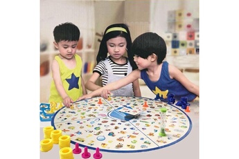 Autres jeux de construction Wewoo Jeu construction diy puzzle enfants détectives à la recherche graphique de société en plastique cérébral education kit