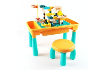 Autres jeux de construction Wewoo Table de construction multifonctionnelle, jouet d'apprentissage, jouet d'assemblage pour enfants, style : table + chaise + 83 blocs