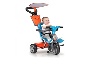 Vélo enfant Feber Tricycle feber baby plus music bleu orange