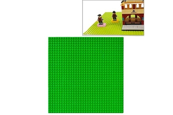 Autres jeux de construction Wewoo 32 * 32 petites particules bricolage bloc de construction plaque inférieure 25,5 * 25,5 cm de mur accessoires jouets pour enfants vert
