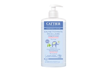 Produit d'hygiène bébé Cattier Cattier bébé eau nettoyante micellaire hypoallergénique 500ml