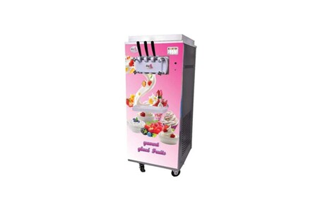 Sorbetiere Gris Machine à yaourt glacé 3 parfums - puissance 3.3 kw - gris - -