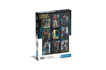 Puzzle Clementoni League of legends - puzzle characters (500 pièces)