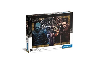 Puzzle Clementoni Game of thrones - puzzle jon snow vs. The night king (1000 pièces)