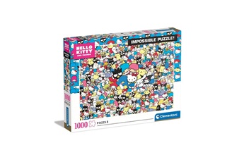 Puzzle Clementoni Hello kitty - impossible puzzle hello kitty and friends (1000 pièces)