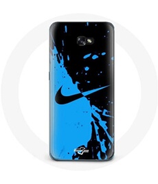 Coque pour Samsung Galaxy A8 2016 Nike Logo Bleu et Noir