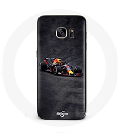 Coque pour Samsung Galaxy S6 Formule 1 Max Verstappen F1 noir rouge et jaune