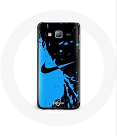 Coque pour Samsung Galaxy J5 2016 Nike Logo Bleu et Noir