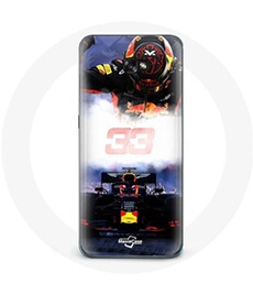 Coque pour Samsung Galaxy A3 2016 Formule 1 Max Verstappen Pilote de F1 noir rouge et jaune