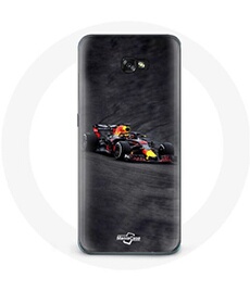 Coque pour samsung galaxy A5 2016 Formule 1 Max Verstappen F1 noir rouge et jaune