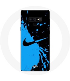 Coque pour Samsung Galaxy Note 9 Nike Logo Bleu et Noir