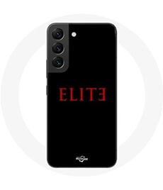 Coque pour Samsung Galaxy S21 FE Elite Saison 5 Logo Rouge Fond Noir