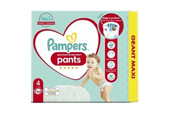Couche bébé Pampers Pampers premium protection pants taille 4 - 66 couches-culottes