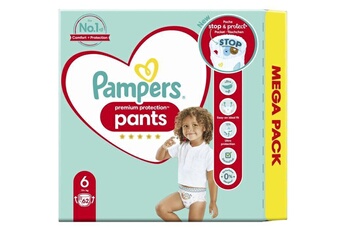 Couche bébé Pampers Pampers premium protection pants taille 6 - 62 couches-culottes