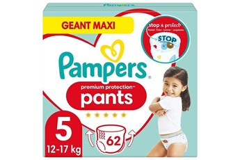 Couche bébé Pampers Pampers premium protection pants taille 5 - 62 couches-culottes