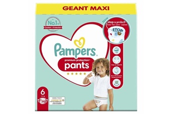 Couche bébé Pampers Pampers premium protection pants taille 6 - 58 couches-culottes