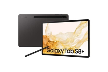 Tablette tactile Samsung Tablette tactile - samsung - galaxy tab s8+ - 12.4 - ram 8go - 256 go - anthracite - 5g - s pen inclus