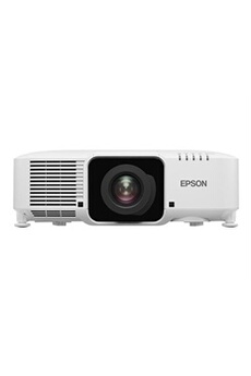 Vidéoprojecteur Epson EB-PU1008W - Projecteur 3LCD - 8500 lumens (blanc) - 8500 lumens (couleur) - WUXGA (1920 x 1200) - 16:10 - 1080p - LAN - blanc