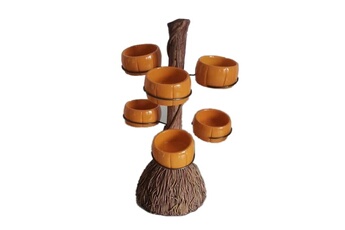 Article et décoration de fête Wewoo Support de rangement décoratif pour bol à collation à la citrouille d'halloween, style : ensemble de six tasses