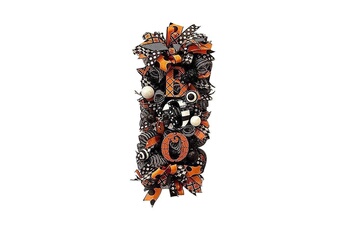 Article et décoration de fête Wewoo Couronne d'halloween porte suspendue couronne de citrouille plaque de porte décoration de jardin pendentif