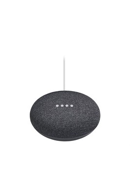 Enceinte intelligente Google Home Mini - Haut-parleur intelligent - Bluetooth, Wi-Fi - Charbon