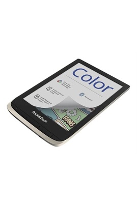 Liseuse eBook PocketBook Vivlio Color - Lecteur eBook - Linux 3.10.65 - 16  Go - 6" couleur E Ink Carta - écran tactile - Logement microSD - Wi-Fi  - argent