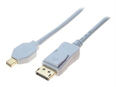 generic - Câble DisplayPort - Mini DisplayPort (M) pour DisplayPort (M) - DisplayPort 1.2 - 2 m - support 4K, support Dolby DTS-HD Master Audio,