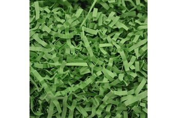 Article et décoration de fête Wewoo 60g raffiti filler paper grass déchiqueté froissé décorations de mariage partie cadeau boîte remplissage (vert)
