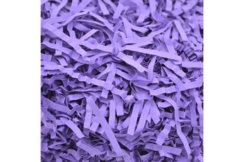 Article et décoration de fête Wewoo 60g raffiti filler paper grass déchiqueté froissé décorations de mariage partie cadeau boîte remplissage (violet)