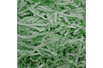 Article et décoration de fête Wewoo 60g raffiti filler paper grass déchiqueté froissé décorations de mariage partie cadeau boîte remplissage (vert clair)