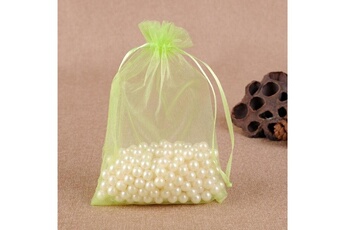 Article et décoration de fête Wewoo 100 pcs sacs cadeau bijoux sac en organza anniversaire de mariage pochettes dessinstaille du 10x15cm