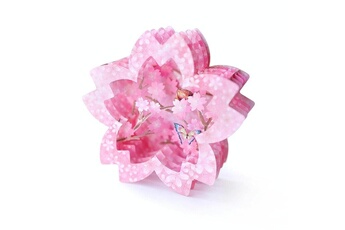 Article et décoration de fête Wewoo Carte de voeux saint valentin boîte de sculpture de papillon de fleurs de cerisier