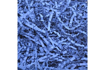 Article et décoration de fête Wewoo 60g raffiti filler paper grass déchiqueté froissé décorations de mariage parti coffret cadeau remplissage (bleu)