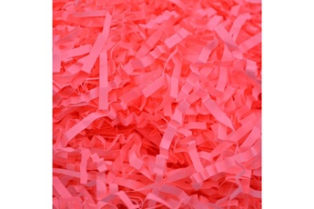 Article et décoration de fête Wewoo 60g raffiti filler paper grass déchiqueté froissé décorations de mariage partie cadeau boîte remplissage (rouge)