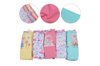 Range Pyjama Einfeben 5x filles sous-vêtements enfants différentes couleurs slips boxer culotte taille 140,rose