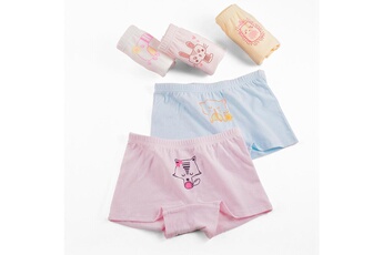 Range Pyjama Einfeben 5x filles sous-vêtements enfants différentes couleurs slips boxer culotte taille 110,jaune