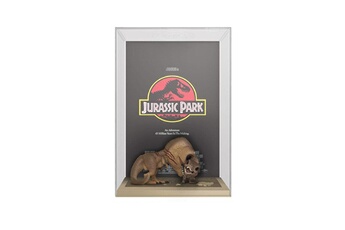Figurine pour enfant Funko Jurassic park - movie poster et figurine pop! Tyrannosaurus rex & velociraptor 9 cm