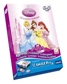 Vtech Vsmile Pro - Jeu Éducatif : Disney Princess - L'Aventrure Enchantée
