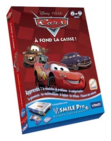 Rétrogaming Vtech Vsmile Pro - Jeu Éducatif : Cars - A Fond La Caisse !