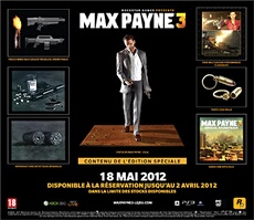Max Payne 3 - Goodies Special Edition PS3 + 360