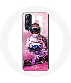 Coque Vivo Y72 Formule 1 Sergio Pérez Pilote de F1 Rose