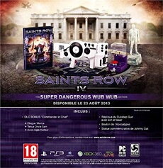 Saints Row 4 Edition Super Dangerous Wub Wub Collector Xbox 360