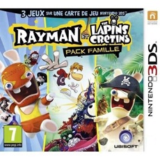Rayman et les Lapins Crétins Pack Famille pour Nintendo 3DS