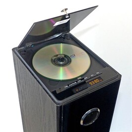 INOVALLEY Blacktower – Tour De Son Bluetooth 100W Avec Lecteur CD, FM, USB, Télécommande Et Lumières LED Spectaculaires