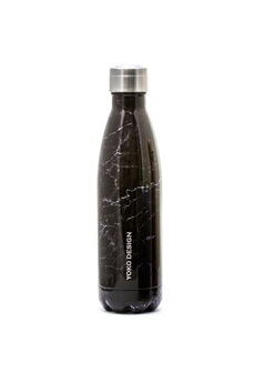 Gourde et poche à eau Yoko Design - bouteille isotherme 500 ml - marbrée noire